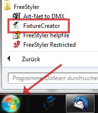 FreeStyler FixtureCreator Start